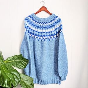 Fair Isle Knit Sweater